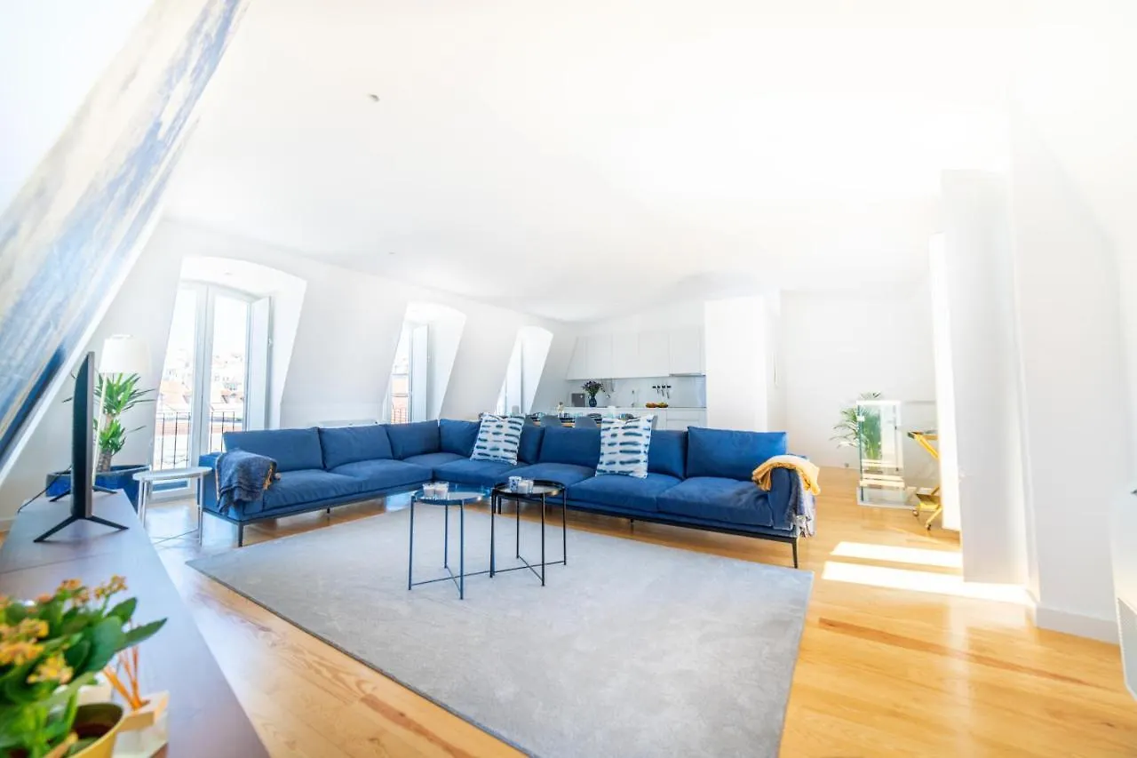 ליסבון Blue By The River 4 - Unique Penthouse Duplex With A View דירה